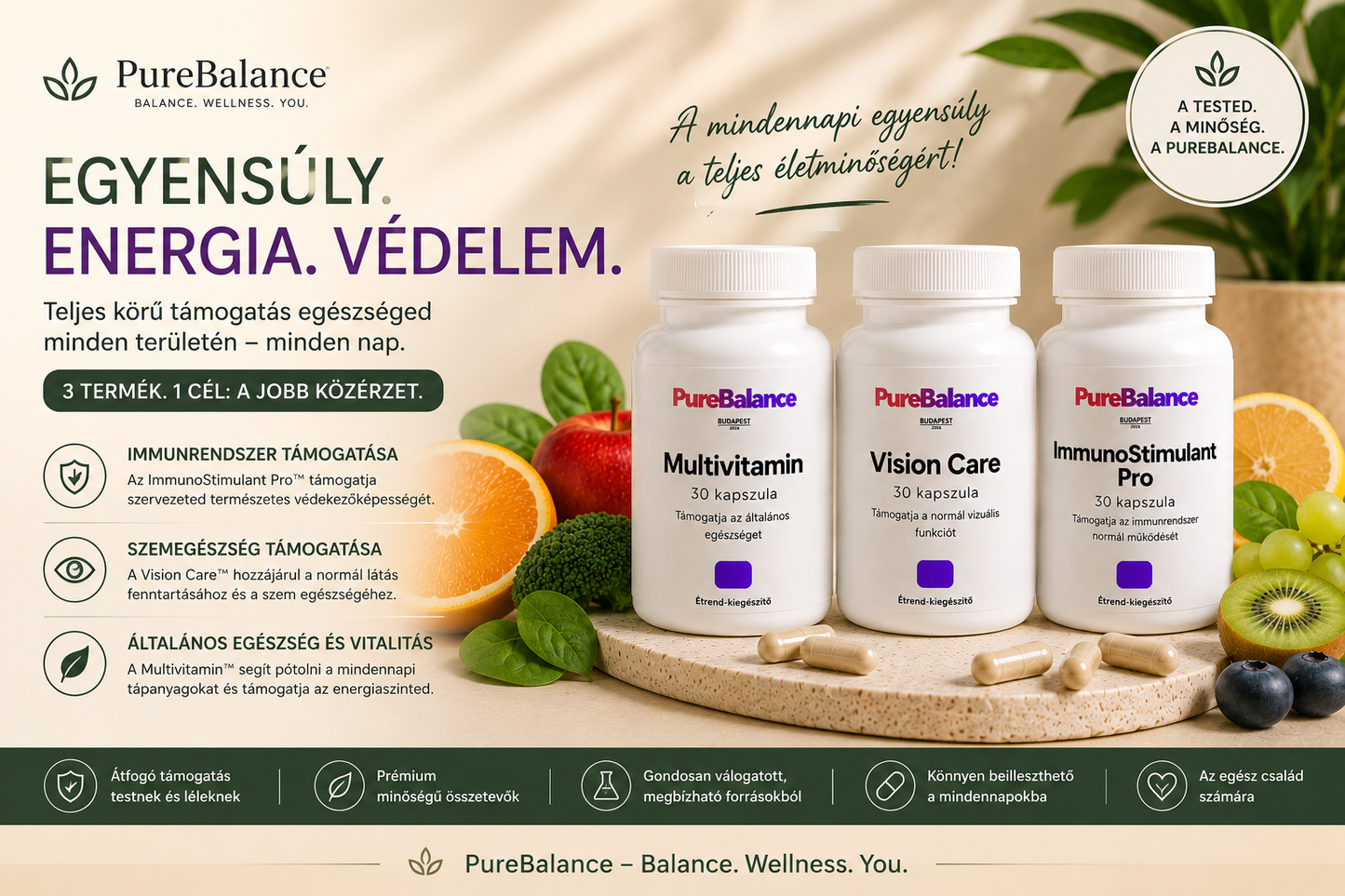 HAVI CSOMAG - Alapvető Vitalitás - Védelem - PureBalance™