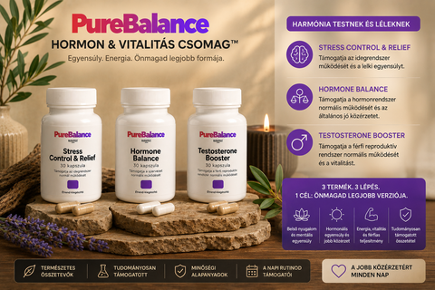Testi-Lelki Regeneráció Havi Csomag™ – Stresszoldó + Hormon-egyensúly + Vitalitás