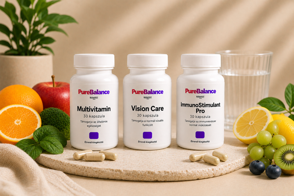 Alapvető Vitalitás Havi Csomag™ – Multivitamin + Immunerősítő + Szemvitamin