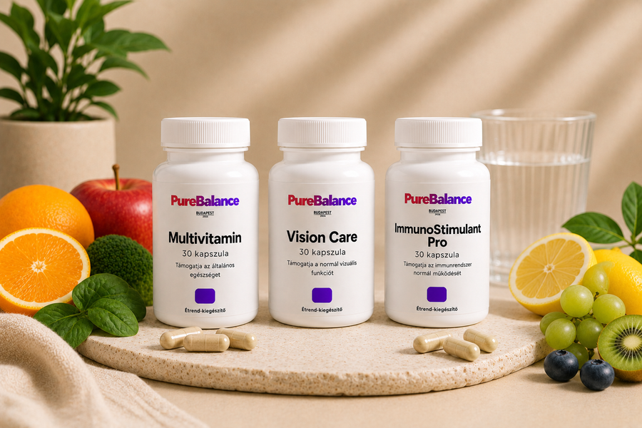 Alapvető Vitalitás Havi Csomag™ – Multivitamin + Immunerősítő + Szemvitamin