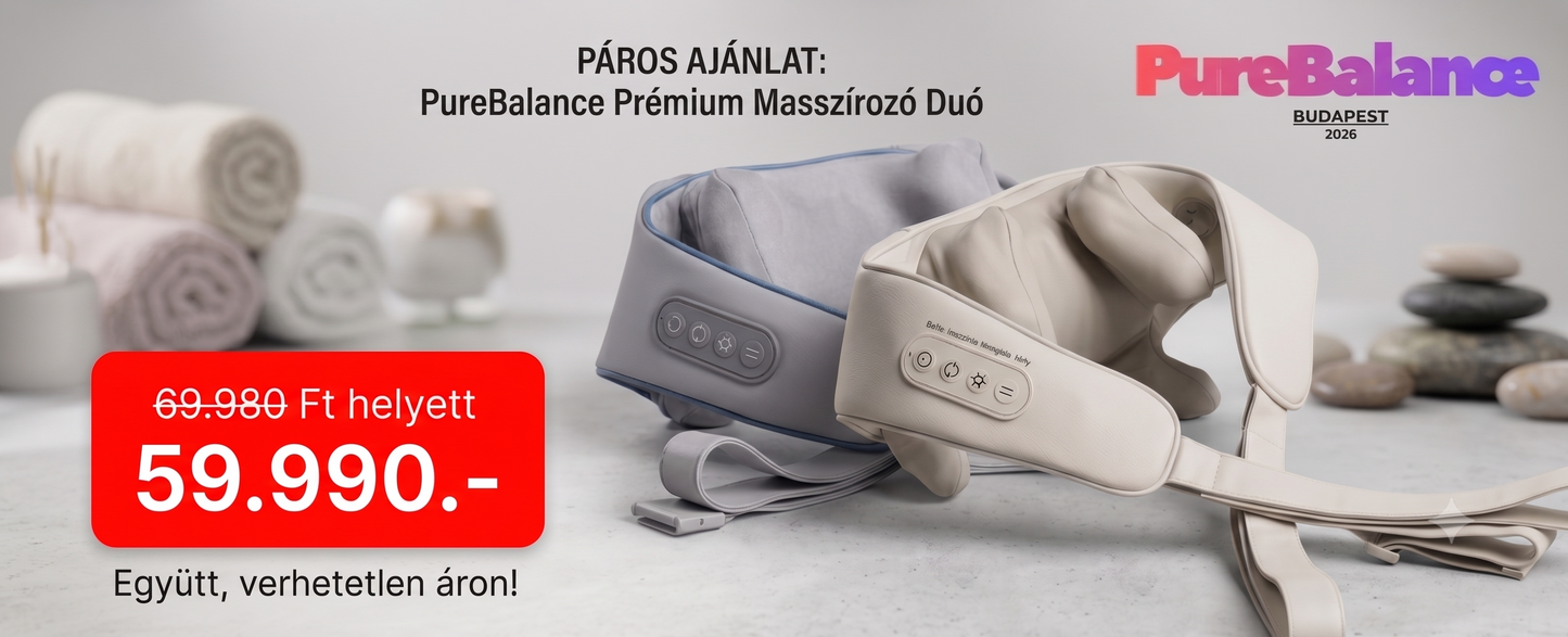 PureBalance™ (Páros Csomag) – 2 db Nyak- és Vállmasszírozó